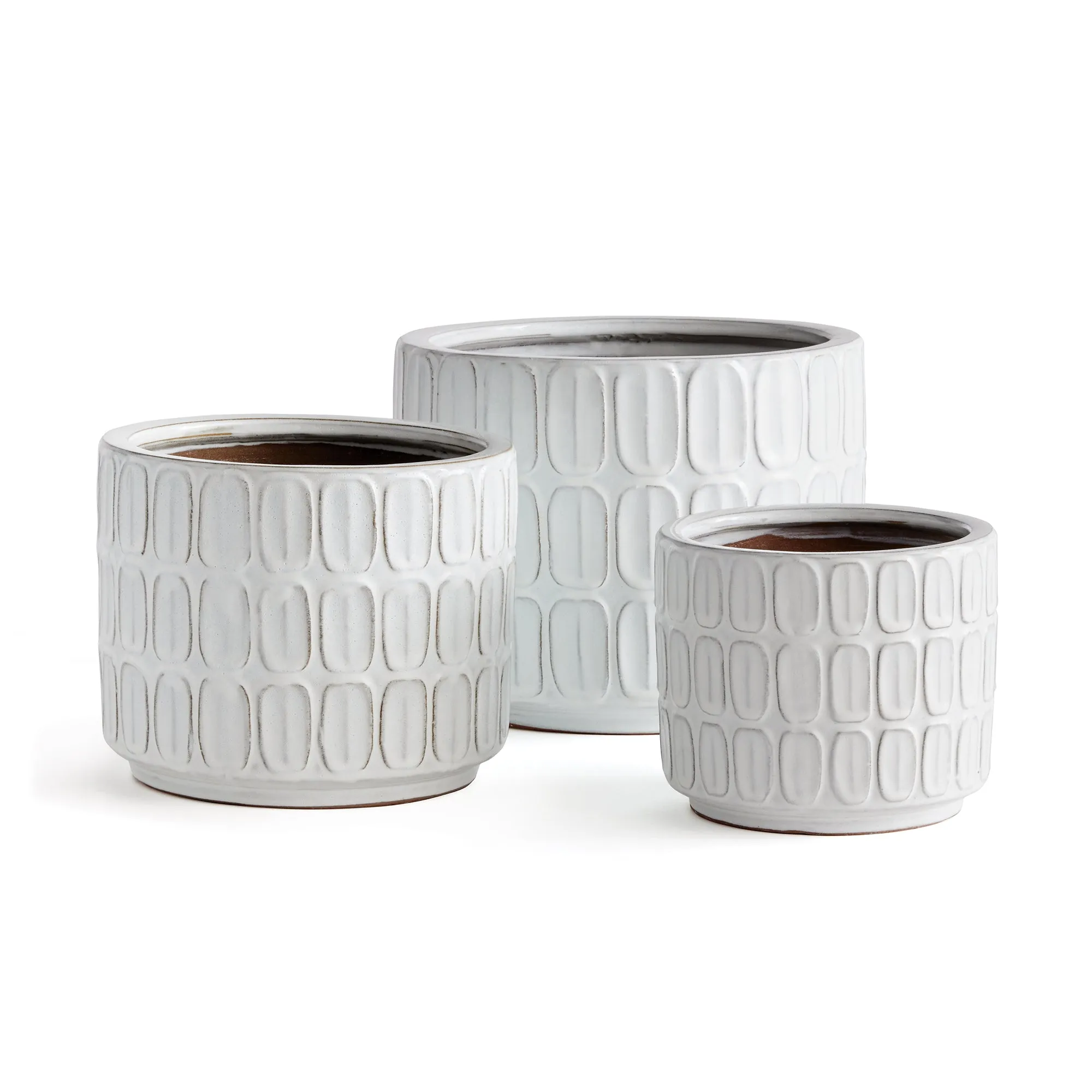 NAPA Home & Garden, SOPHIE POTS, SET OF 3,N4SR13WH