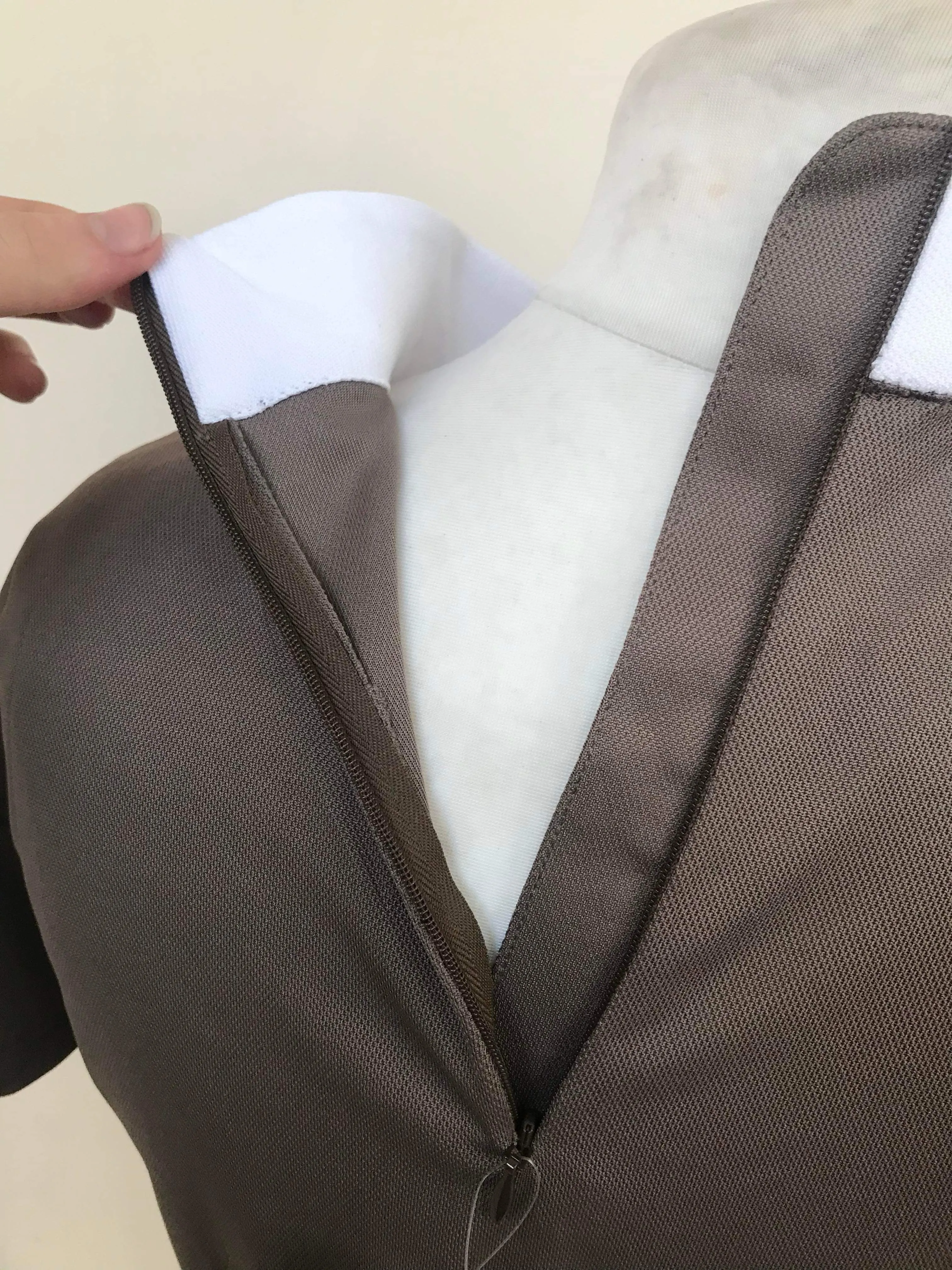 New mocha full bling collar shirts FREE POSTAGE*