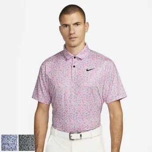 Nike Dri-FIT Tour Camo Golf Polo S Ocean Bliss/Blk (DR5306-442)