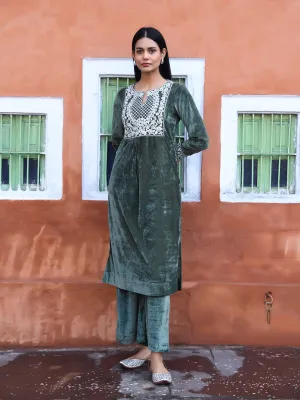 Olive Branch Kurta Set
