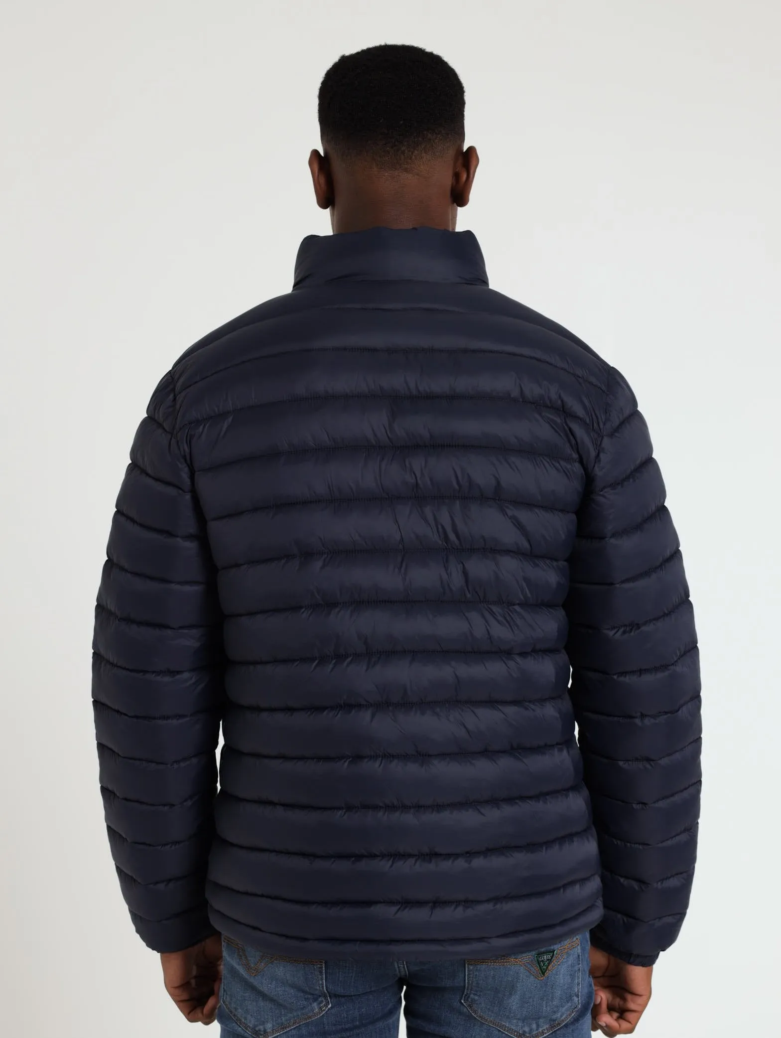 Packable Puffer Jacket - Navy