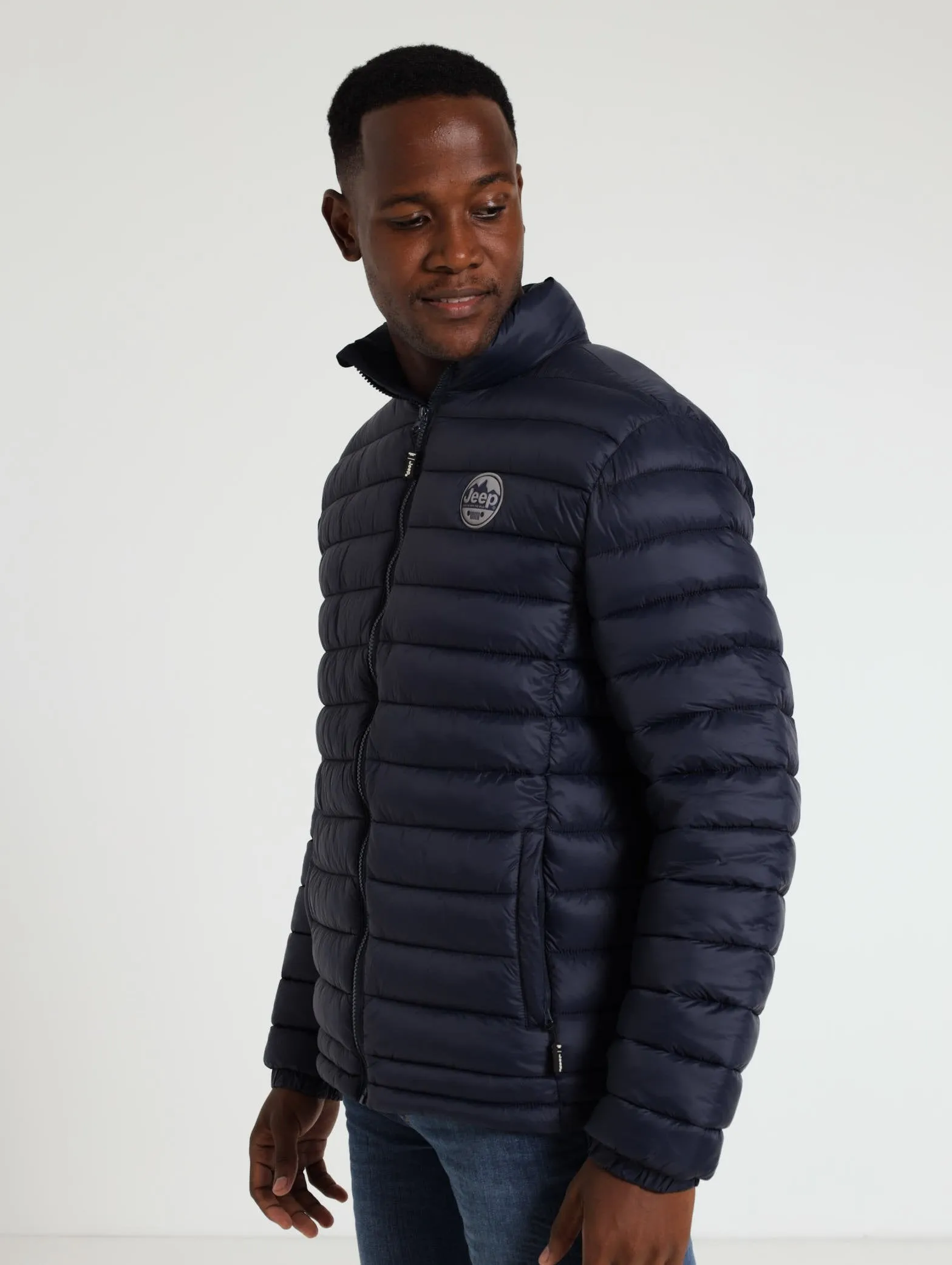 Packable Puffer Jacket - Navy