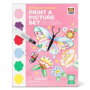 PAINT A PICTURE SET BUTTERFLIES & FLOWERS