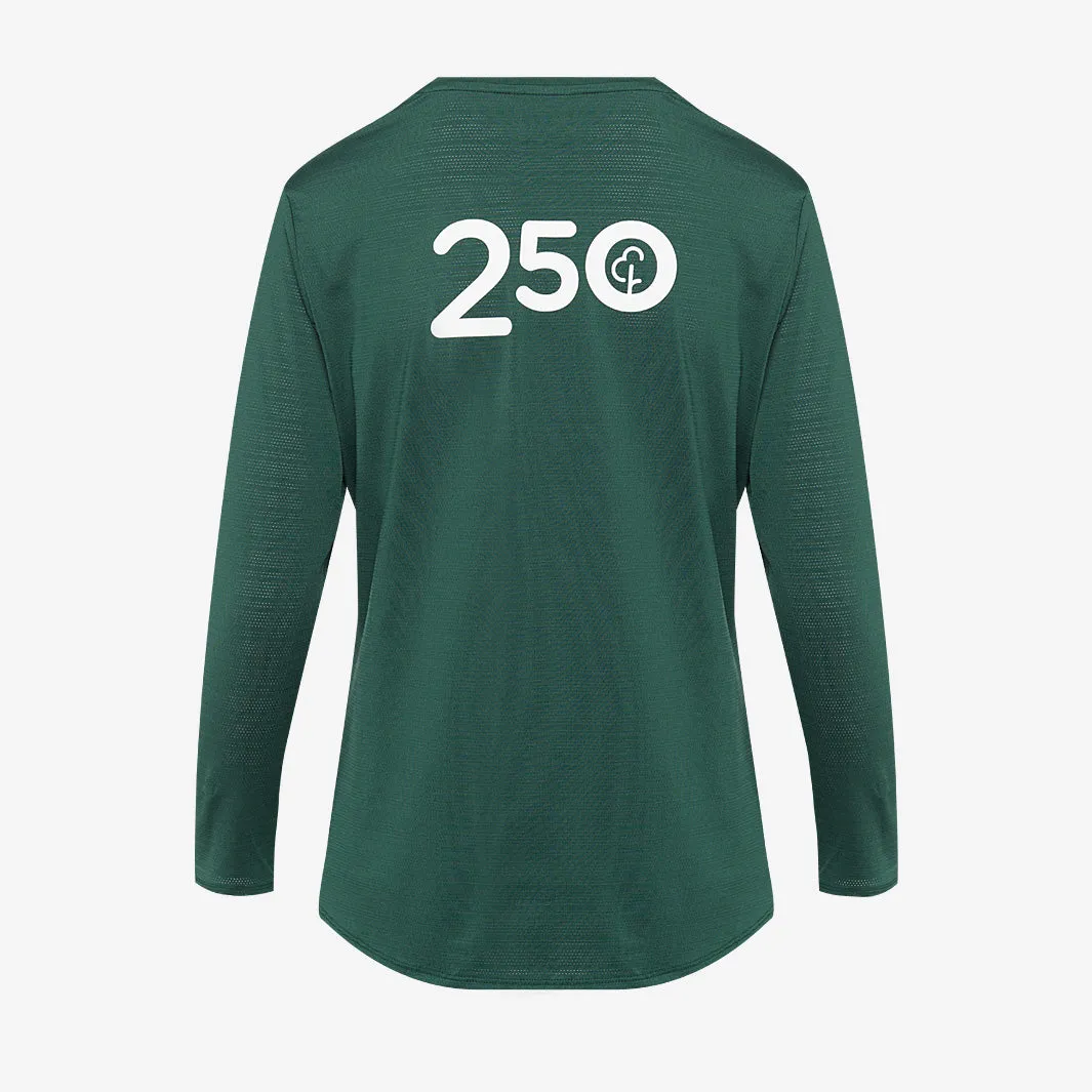 parkrun Milestone Women's Long Sleeve Shirt 250 - Green