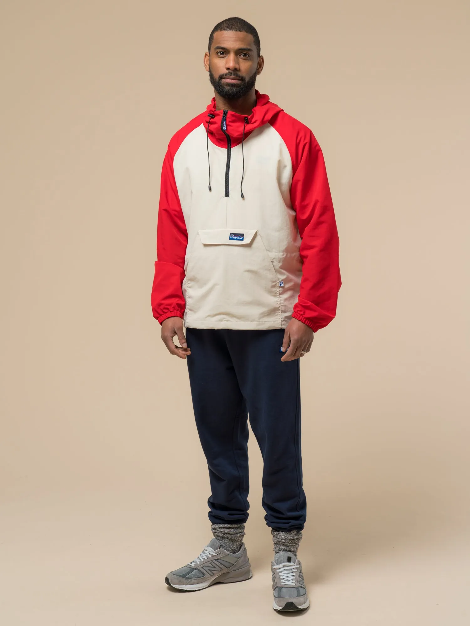 Penfield Pac Jac – Packable Anorak in True Red/Dove