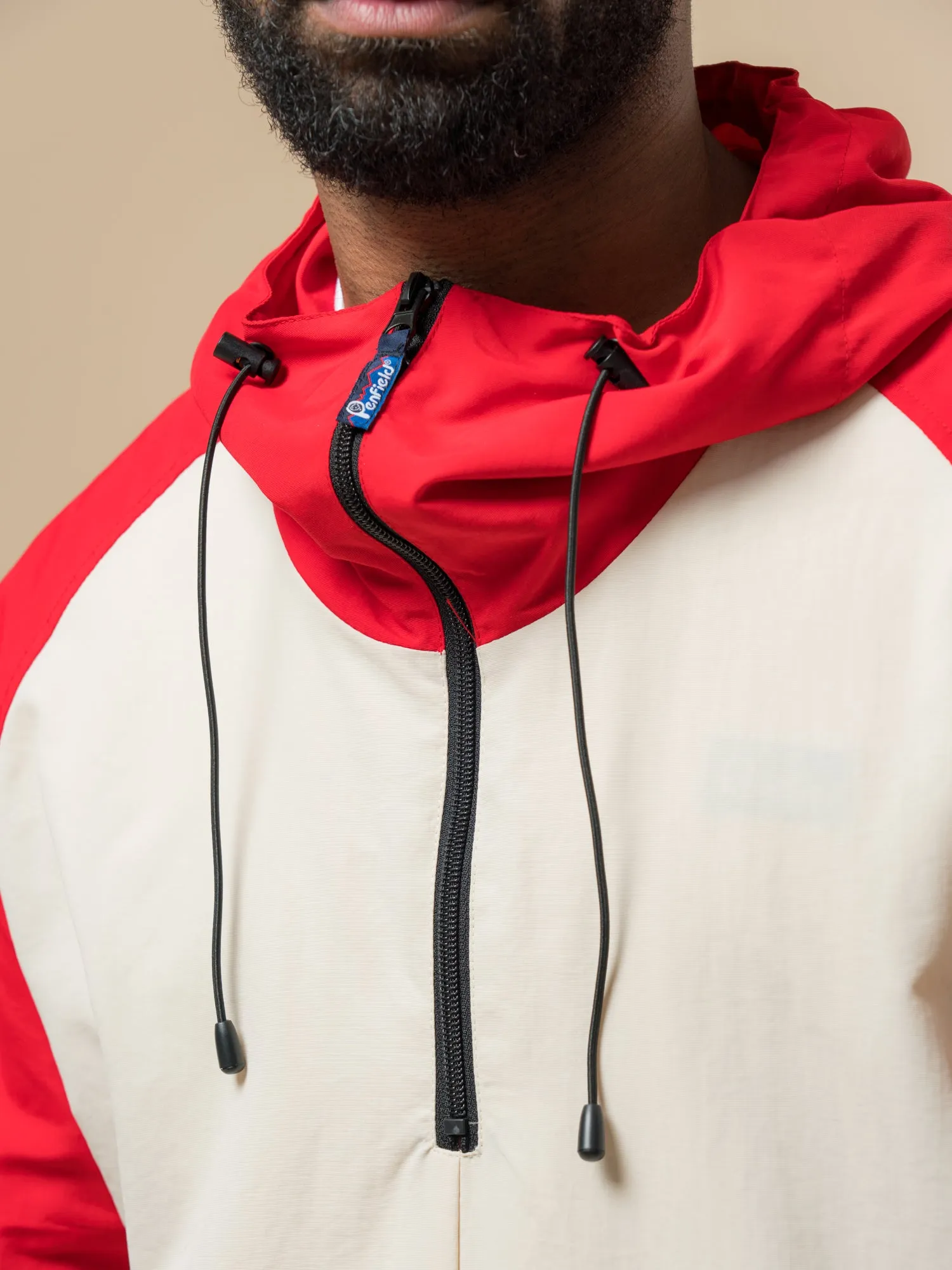 Penfield Pac Jac – Packable Anorak in True Red/Dove