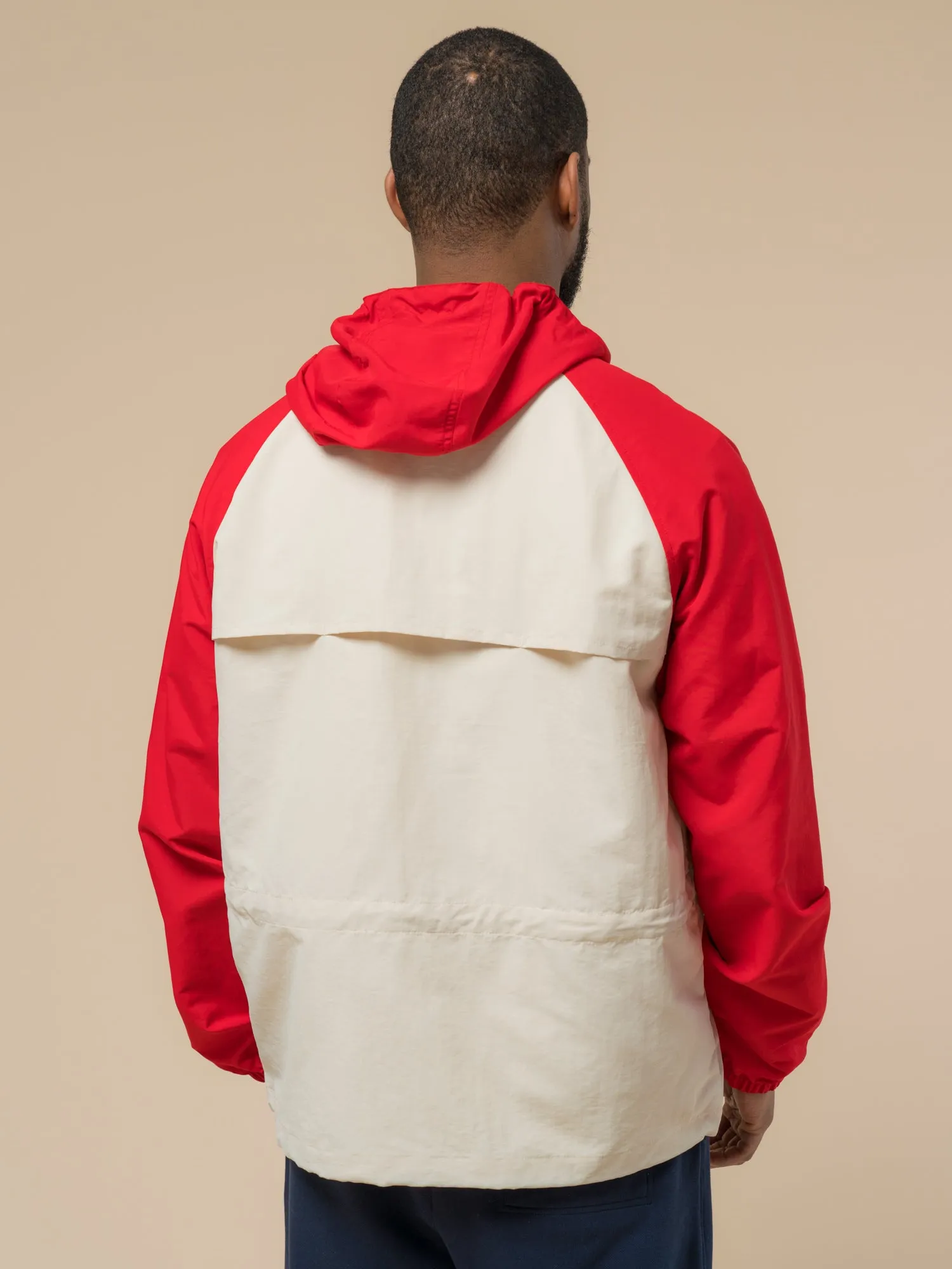 Penfield Pac Jac – Packable Anorak in True Red/Dove