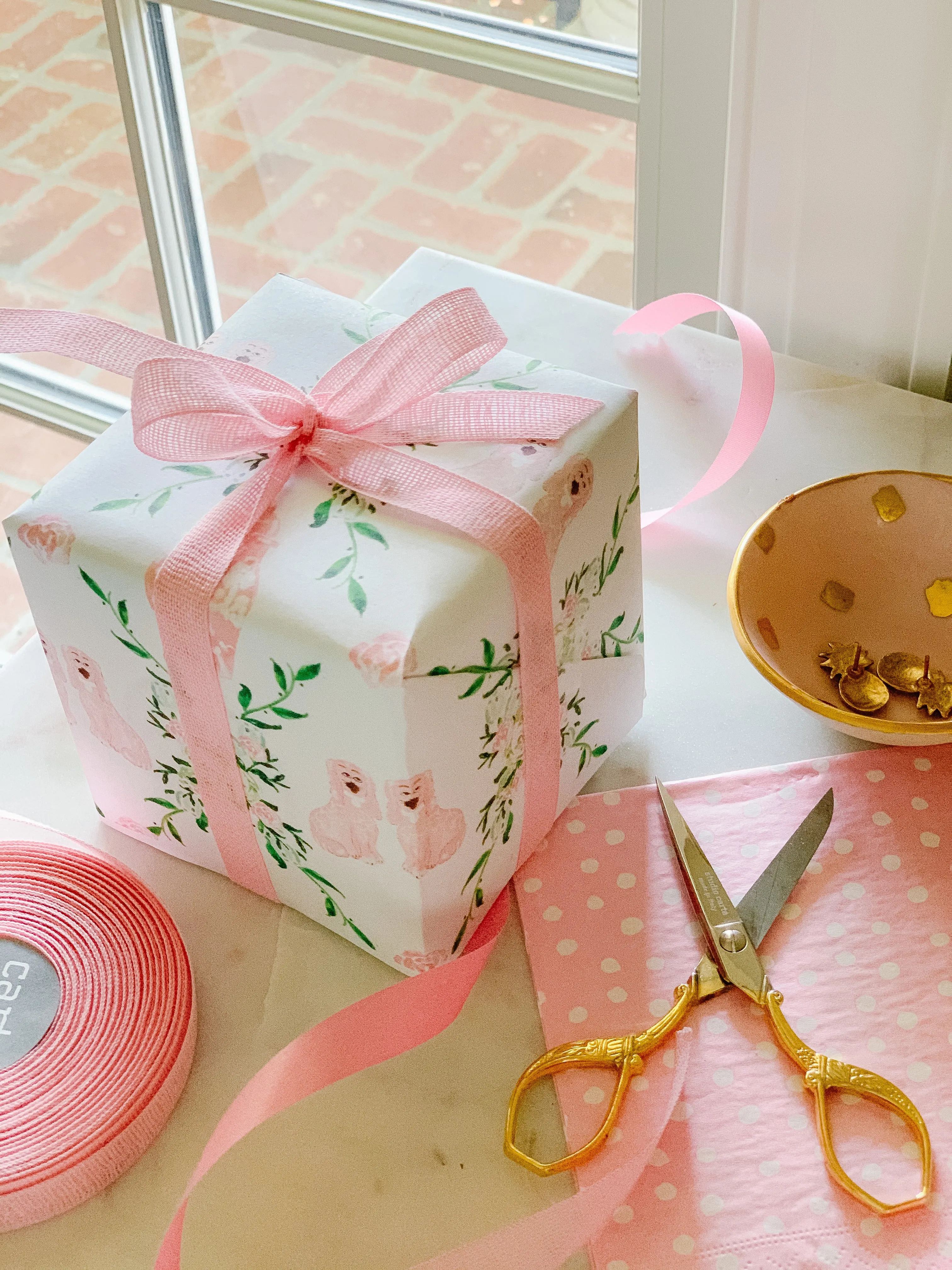 Pink Pups (set of 2 rolls)