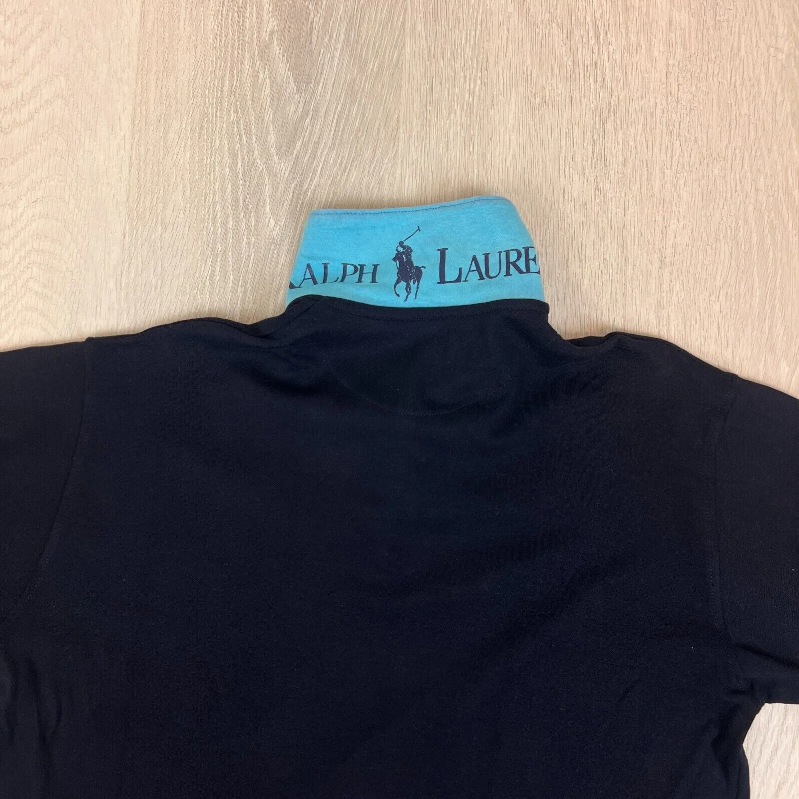 Polo Ralph Lauren Mens Navy Blue Polo Shirt Size XL (Measures L)