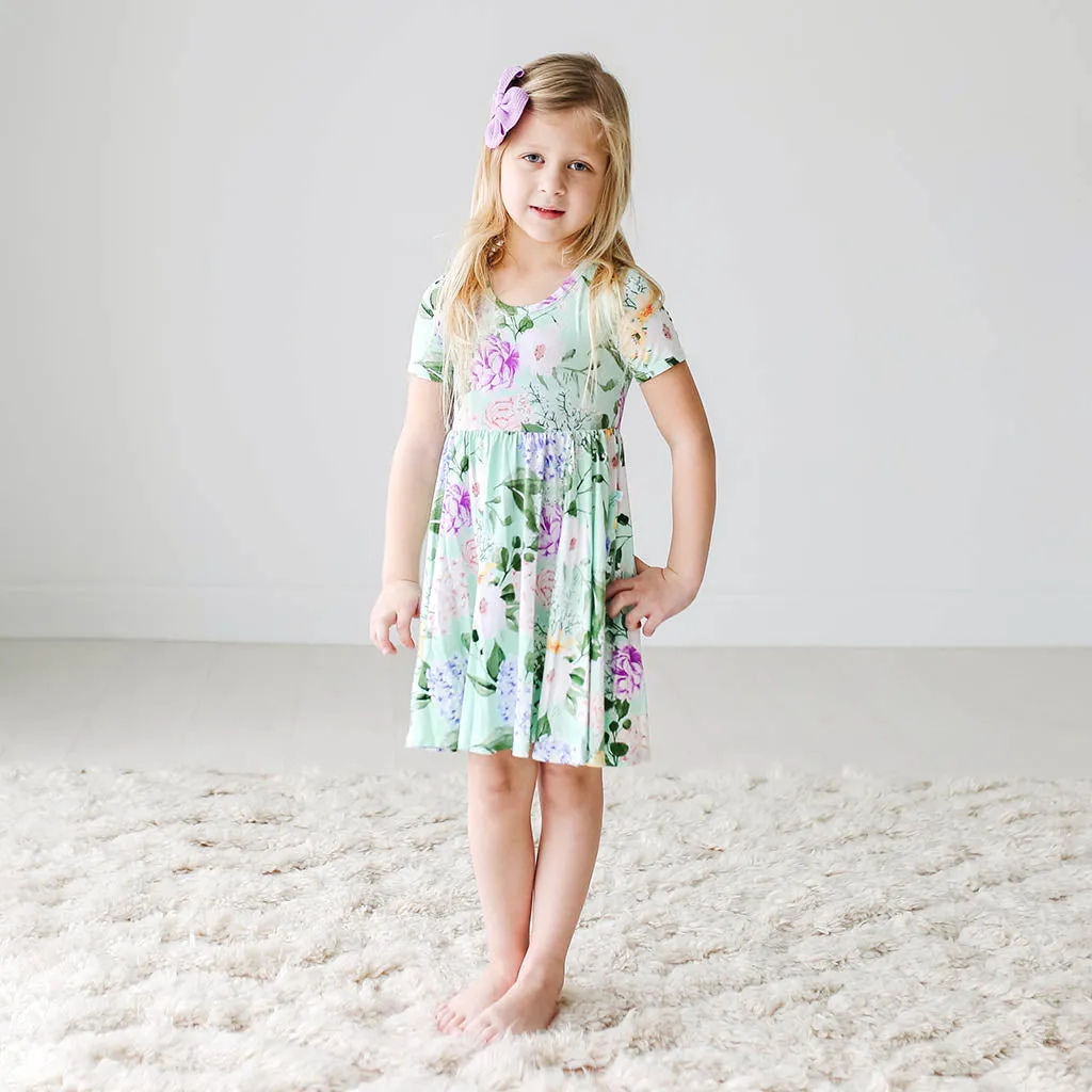Posh Peanut Erin S/S Basic Twirl Dress