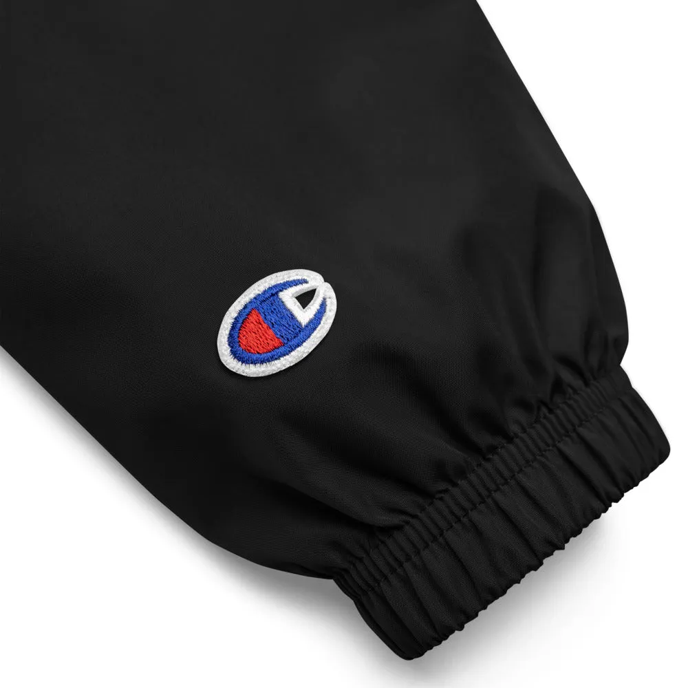 Praises Up Embroidered Champion Packable Jacket