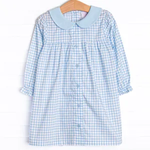 Prim and Proper Dress, Blue