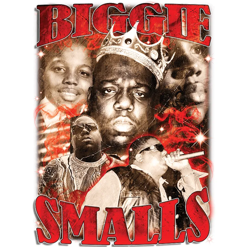 Pro Club Biggie Old School Digital printed Tee
