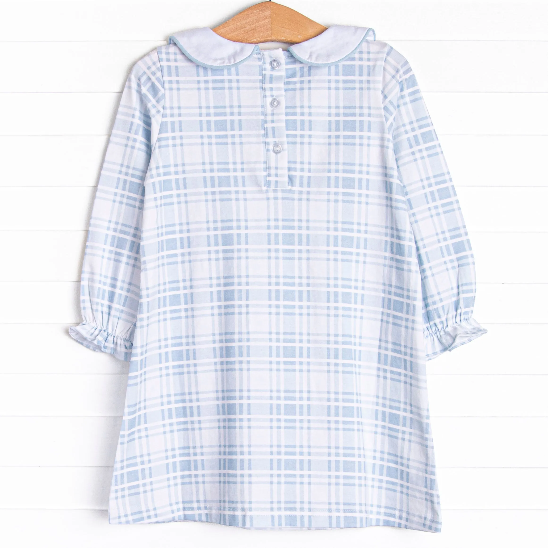 Properly Plaid Dress, Blue