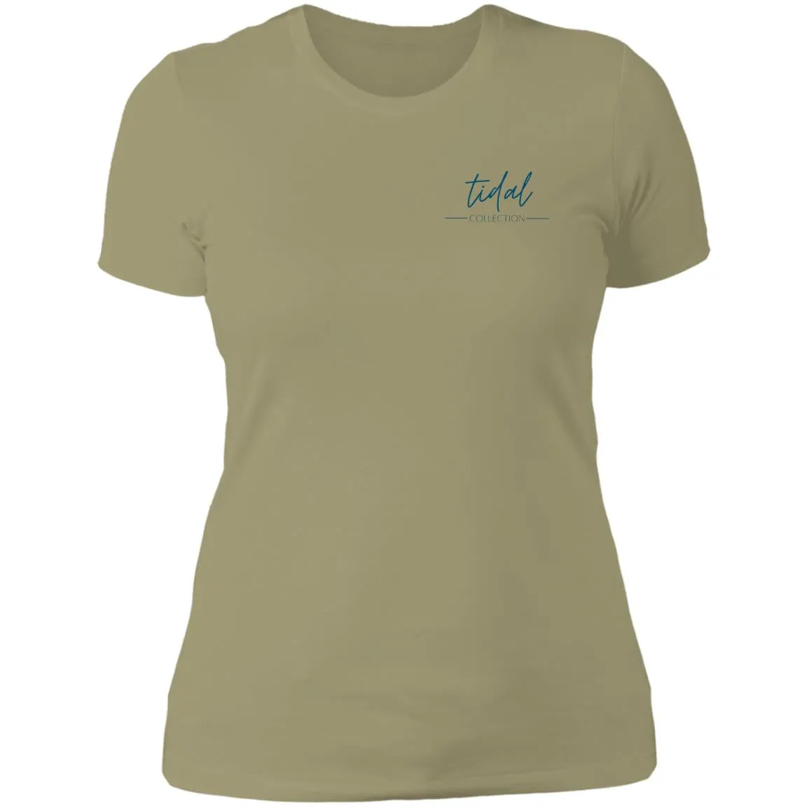 "Big Hook- NAVY" Ladies' Boyfriend Tee