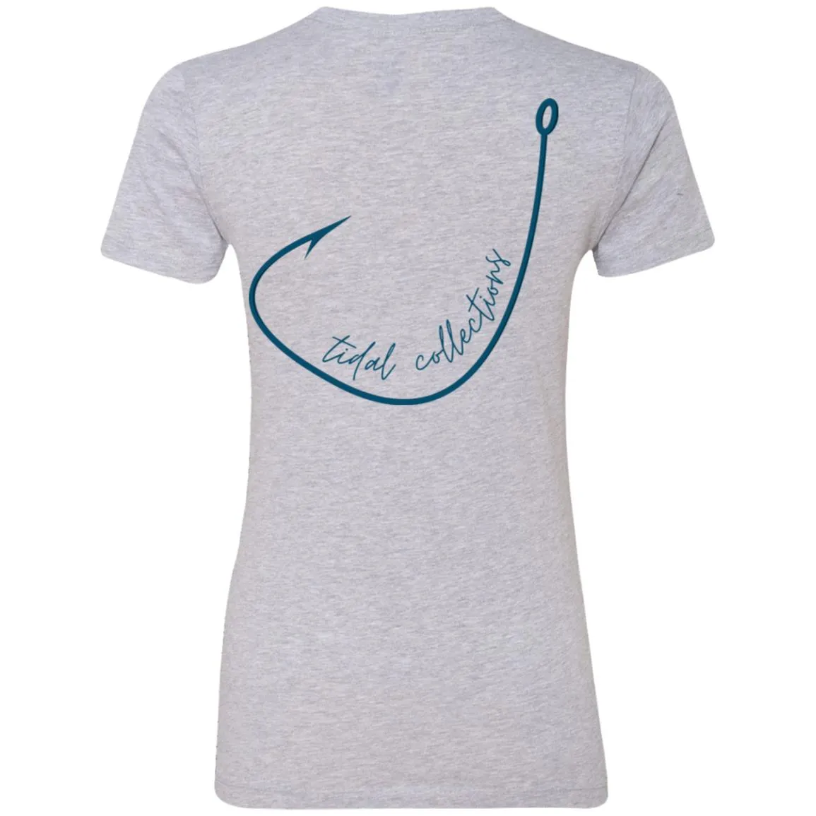 "Big Hook- NAVY" Ladies' Boyfriend Tee