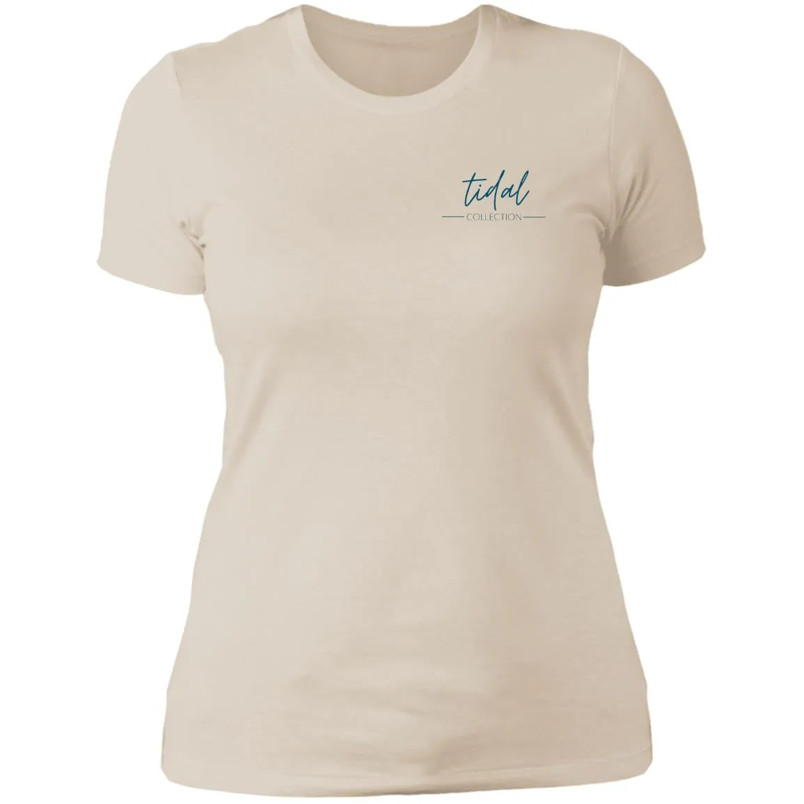 "Big Hook- NAVY" Ladies' Boyfriend Tee