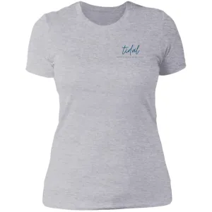 "Big Hook- NAVY" Ladies' Boyfriend Tee