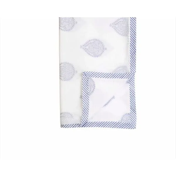 Receiving Blankets - Organic Cotton, Hand Block Printed - Fort
