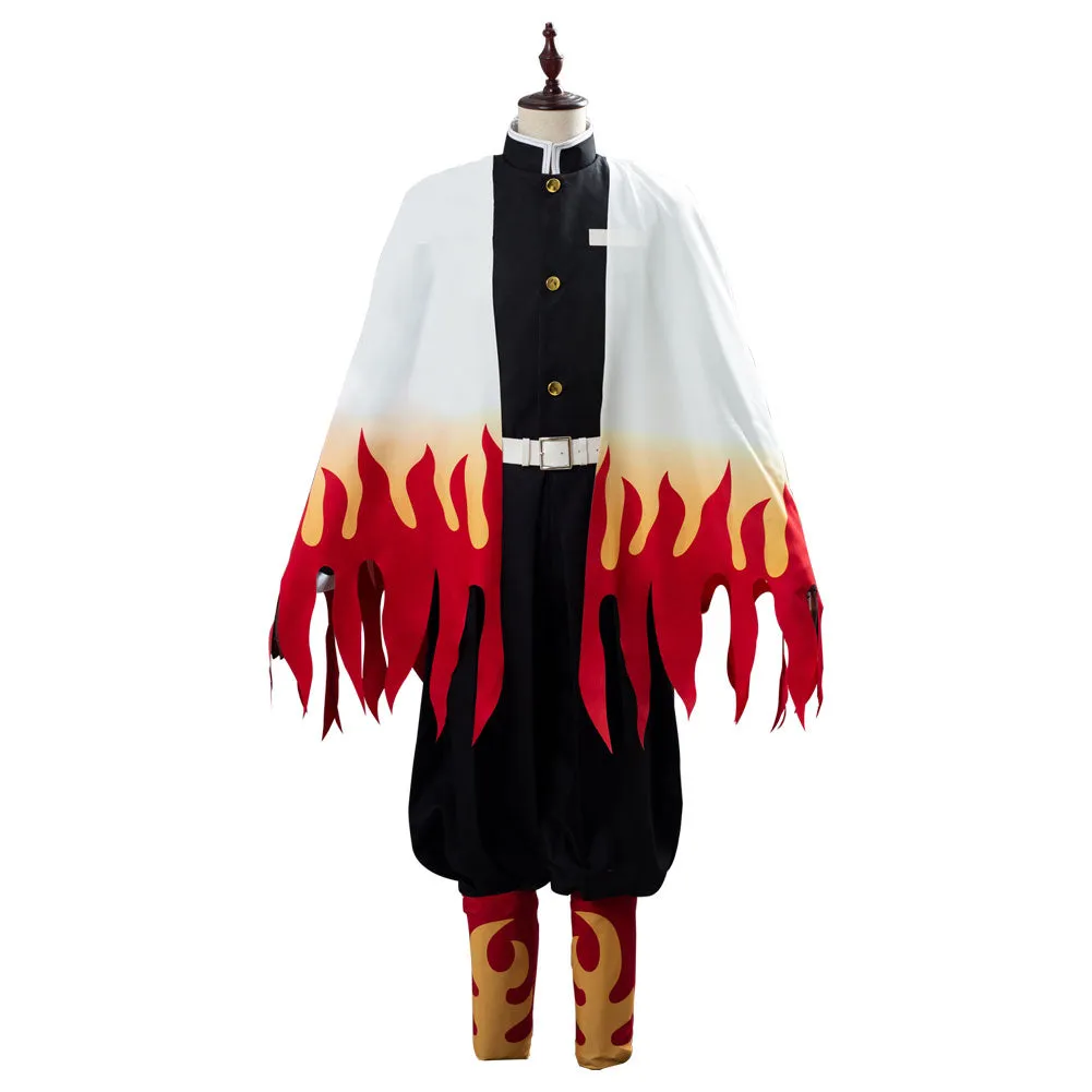 Rengoku Kyoujuro/Kyoujurou Outfit Cosplay Costume Halloween Carnival Suit