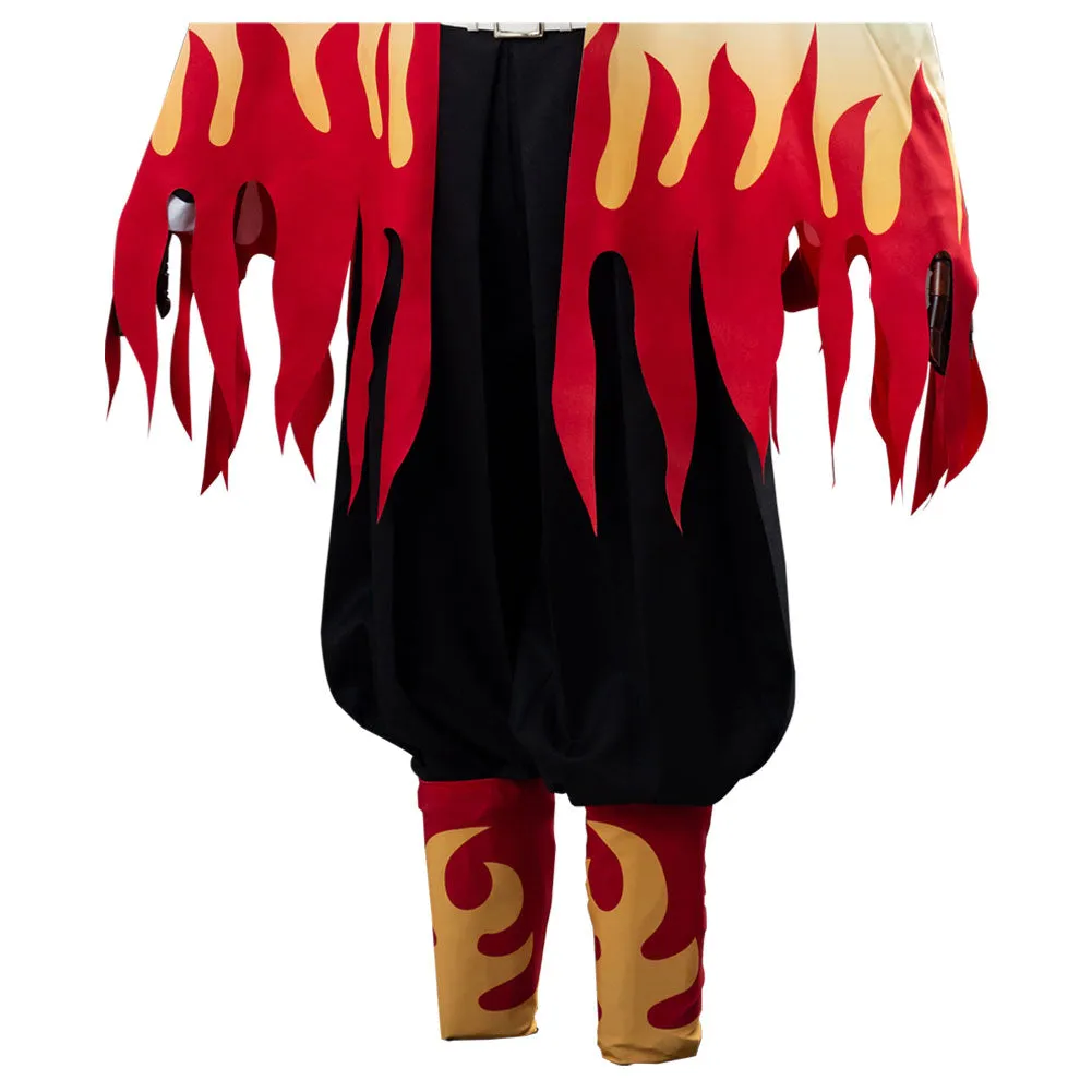 Rengoku Kyoujuro/Kyoujurou Outfit Cosplay Costume Halloween Carnival Suit