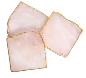 Rose Quartz Coasters
