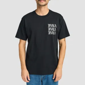 RVCA Iron On T-Shirt Black
