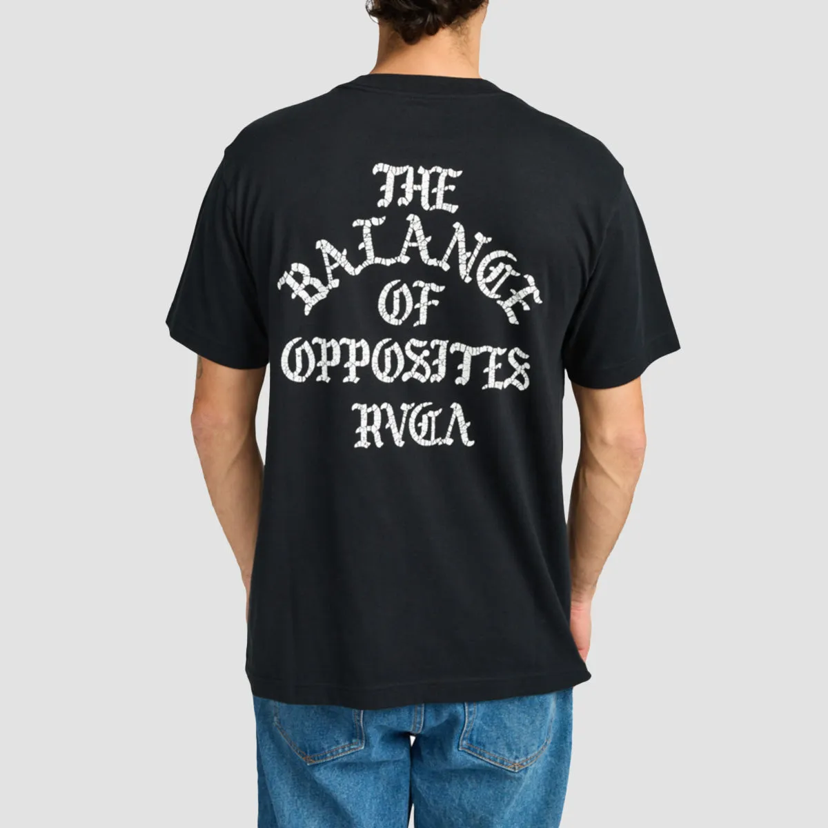 RVCA Iron On T-Shirt Black