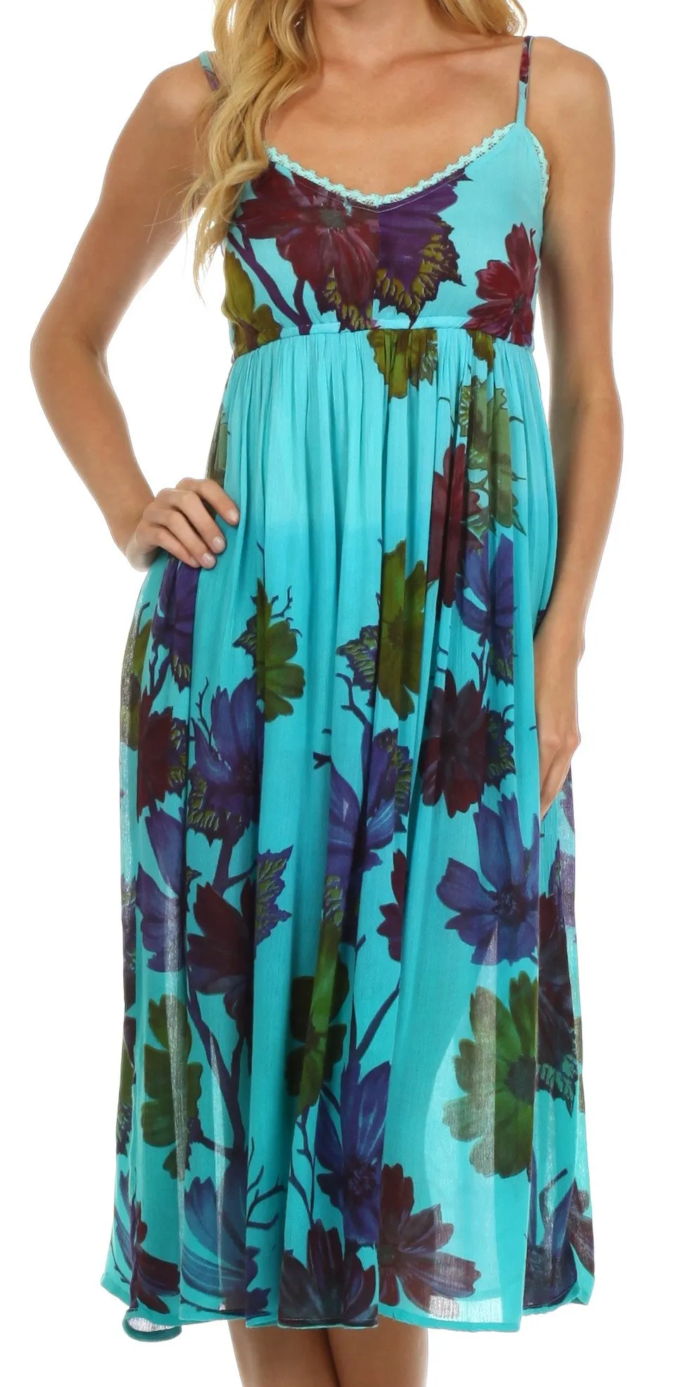 Sakkas Heavenly Blossom Summer Dress