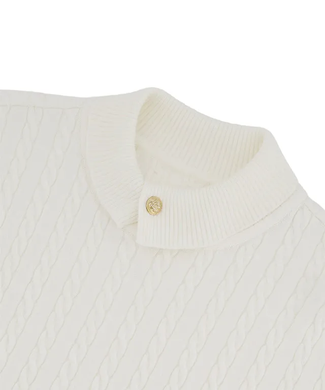[SAMPLE SALE]LE SONNET  Duke Cable Knit - 2Colors
