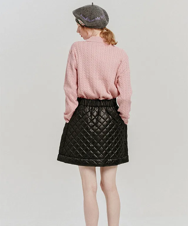 [SAMPLE SALE]LE SONNET  Duke Cable Knit - 2Colors