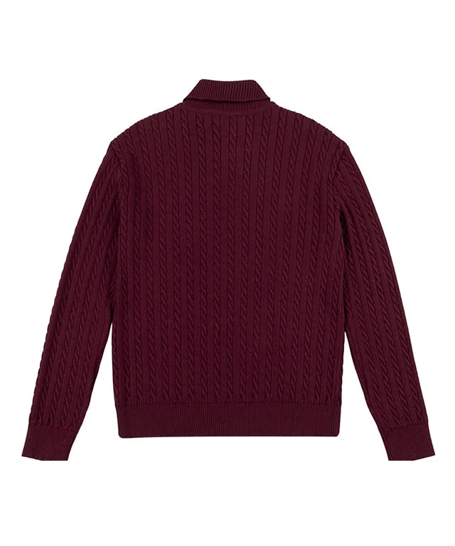 [SAMPLE SALE]LE SONNET  Duke Cable Knit - 2Colors