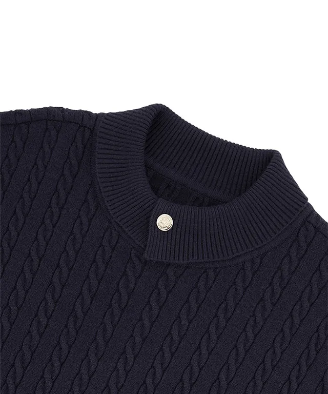 [SAMPLE SALE]LE SONNET  Duke Cable Knit - 2Colors