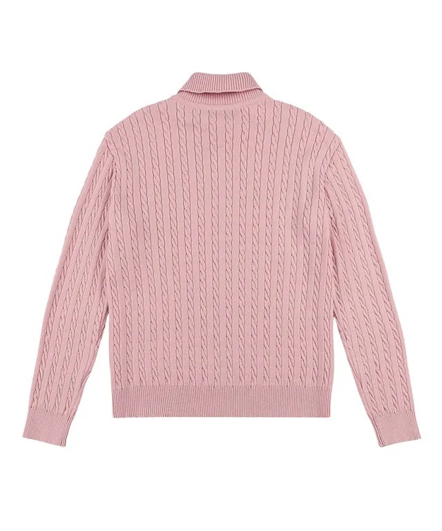 [SAMPLE SALE]LE SONNET  Duke Cable Knit - 2Colors