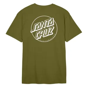 Santa Cruz T-Shirt Opus Dot Stripe T-Shirt - Sea Kelp