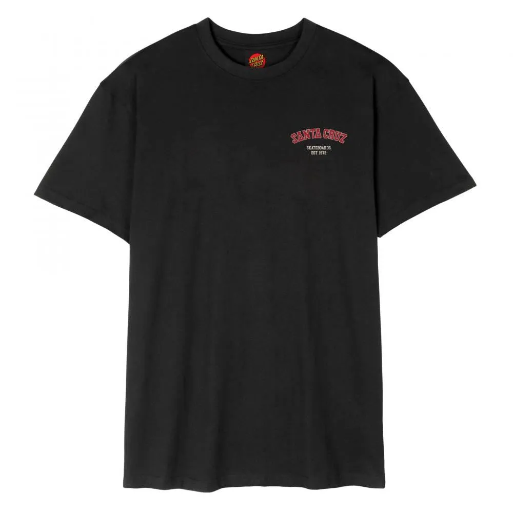 Santa Cruz T-Shirt Screaming Foam Hand - Black