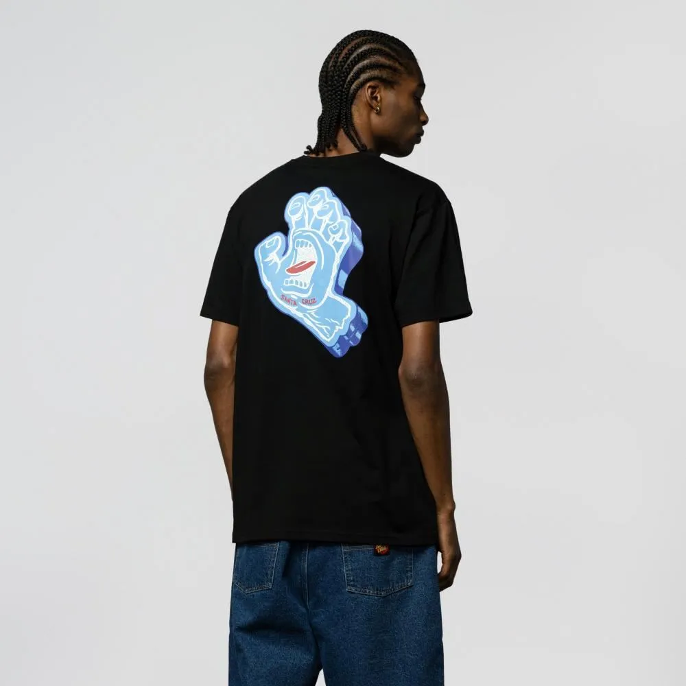 Santa Cruz T-Shirt Screaming Foam Hand - Black