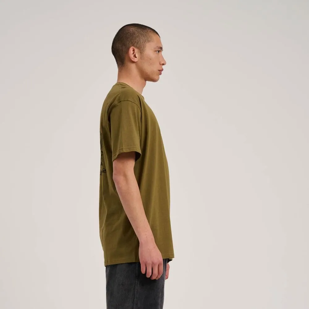 Santa Cruz T-Shirt Witchdoctor Mono T-Shirt - Uniform Green