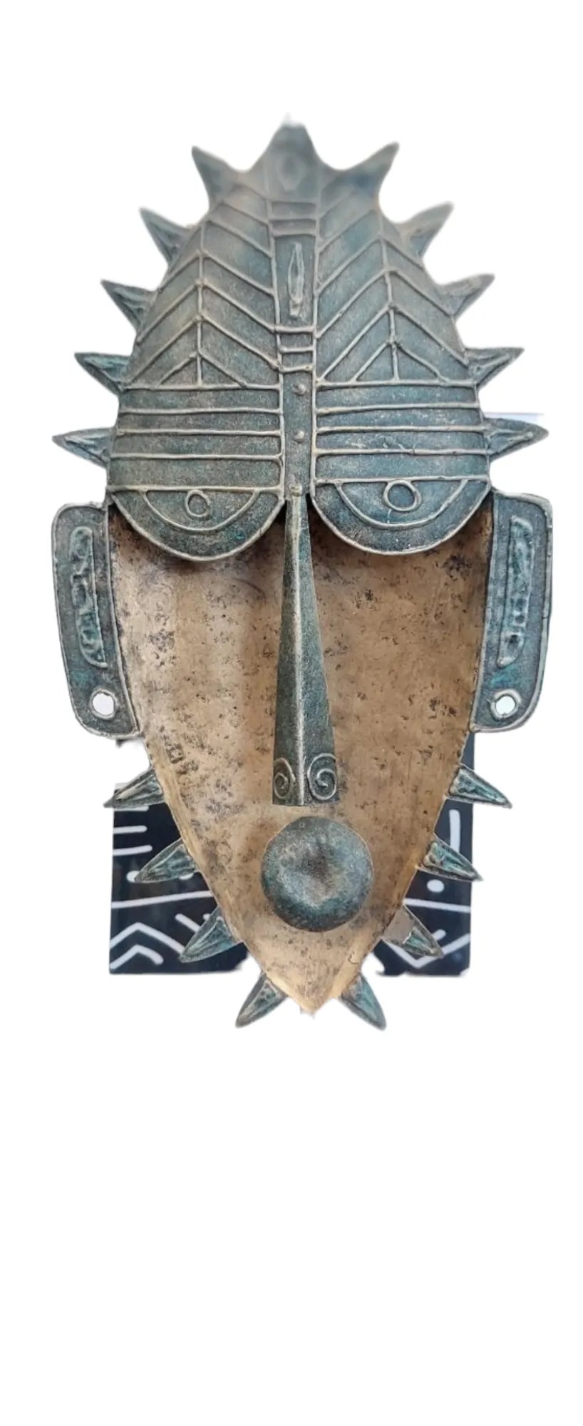 Sculpture Home Accent Tribal Art Mask | TableTop | Geri's Bluffing Boutique
