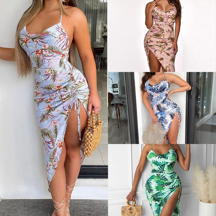 Sexy Backless Midi Dresses
