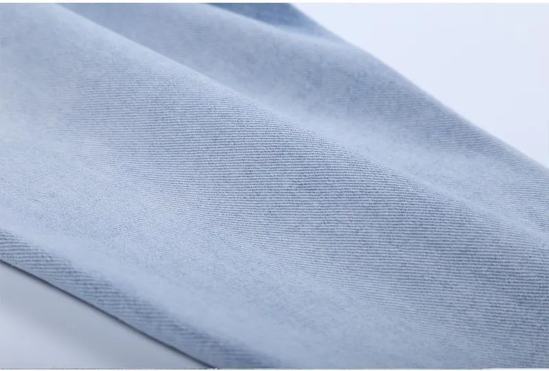 Shredded Hem Jeans