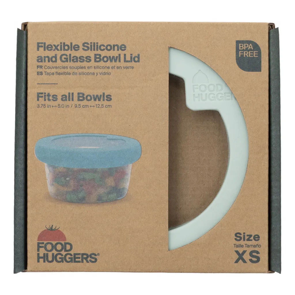 Silicone and Glass Bowl Lid - Extra Small