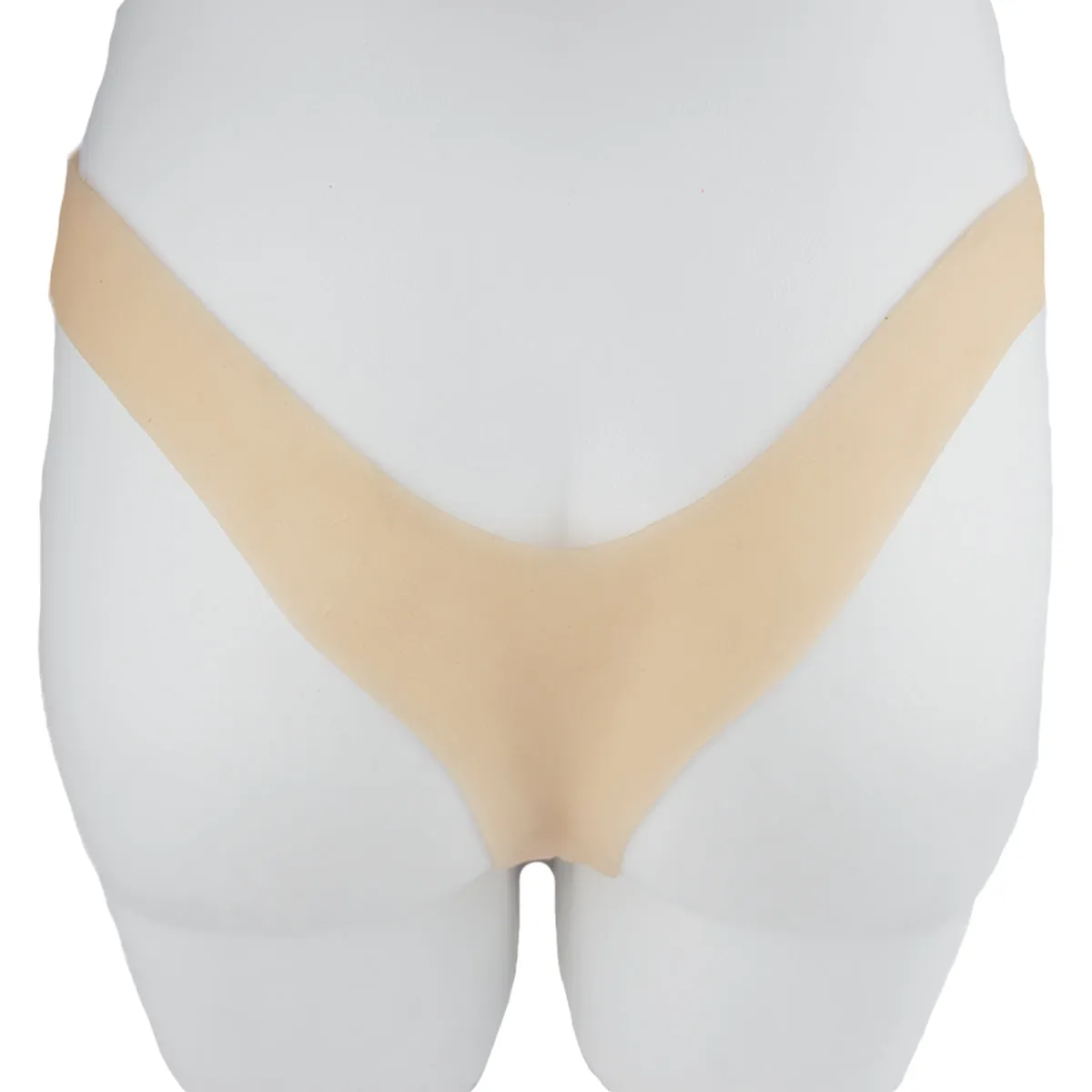 Silicone Pants Realistic Skin Briefs Pants with Fake Penetrable Vagina