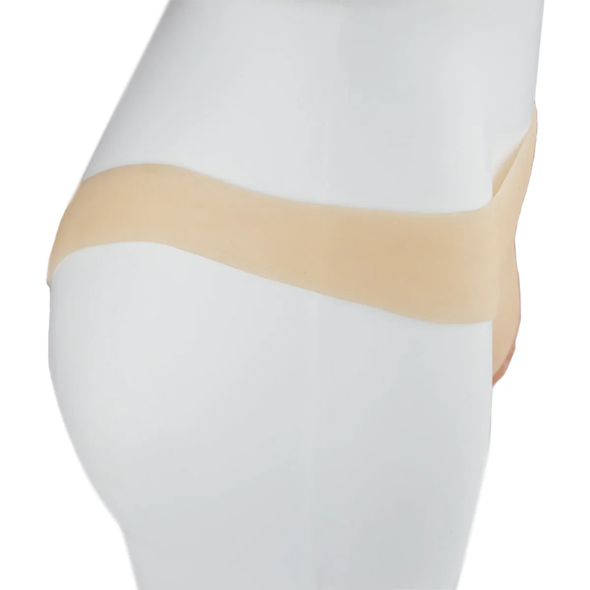 Silicone Pants Realistic Skin Briefs Pants with Fake Penetrable Vagina