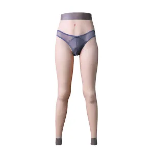 Silicone Pants with Fake Penetrable Vagina Ankle-length