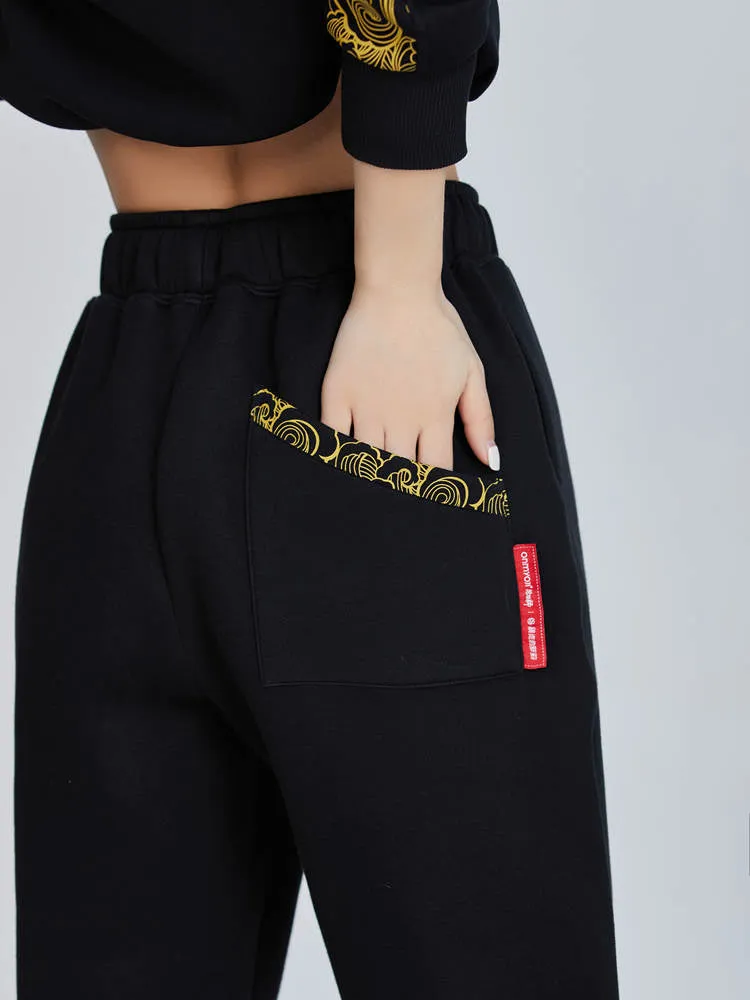 SLOLI X ONMYOJI コラボスウェットパンツ(バックル 付)