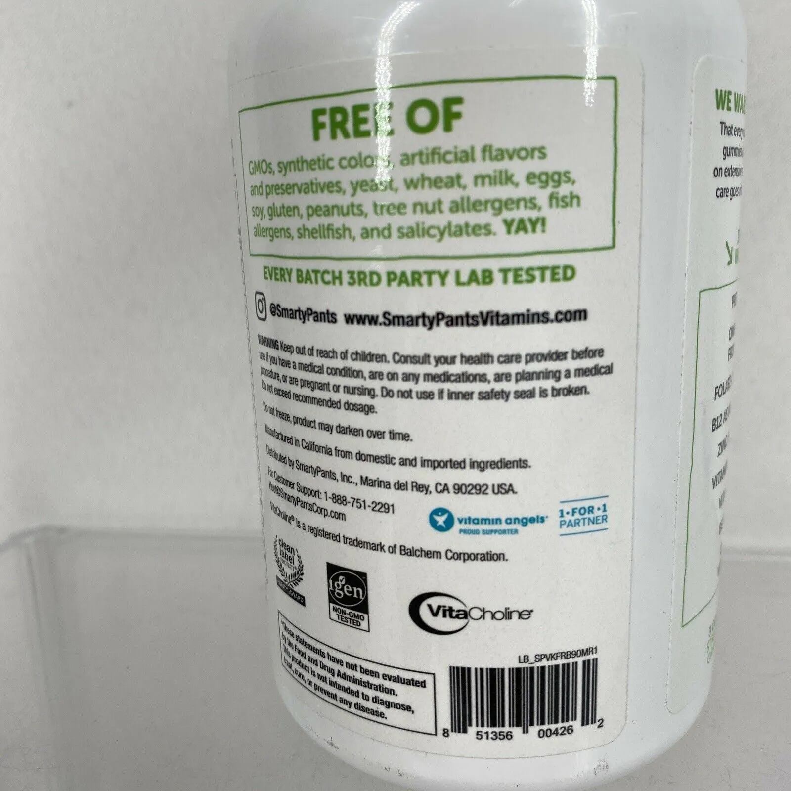 Smarty Pants - KIDS Formula & Fiber - 90 Gummies - Multi & Omega 3s - 8/222