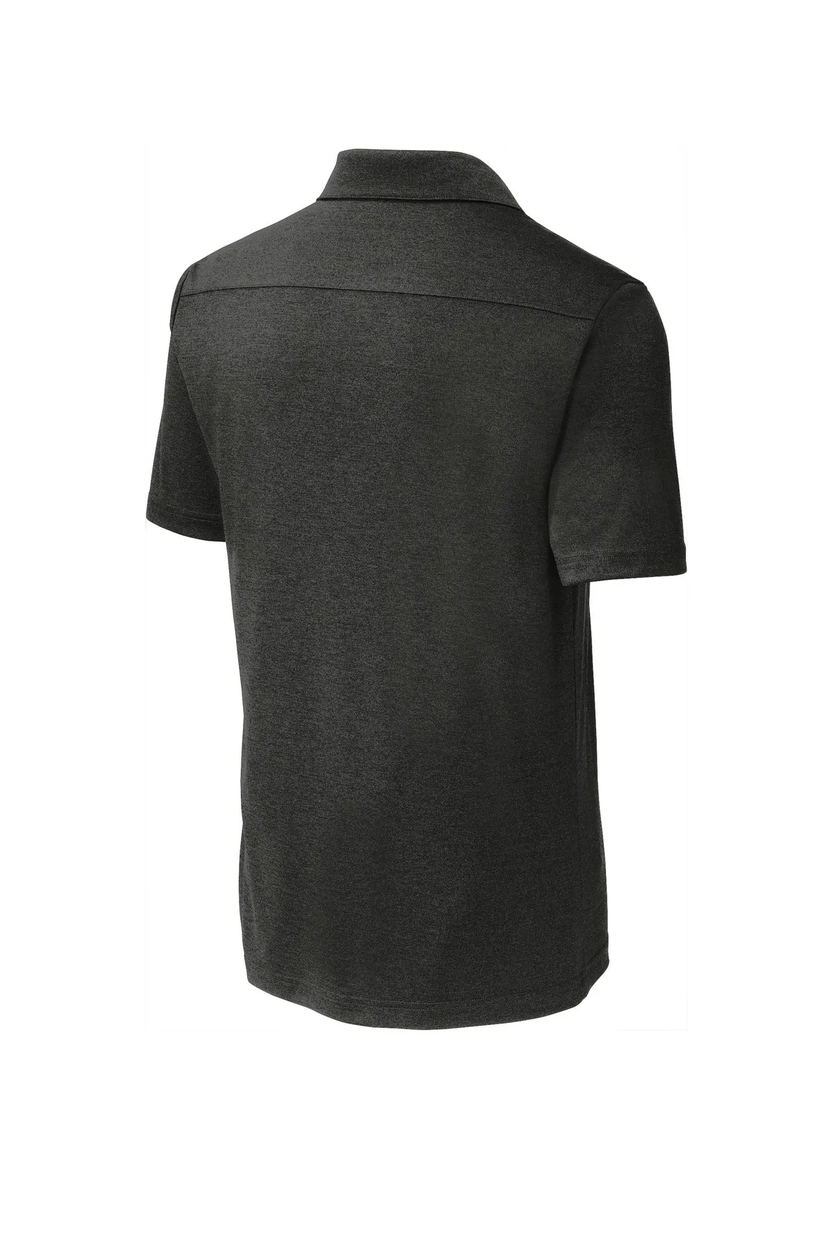 Sport-Tek  Endeavor Polo. ST467 Black Heather