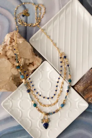 Starry Night Multistrand Necklace
