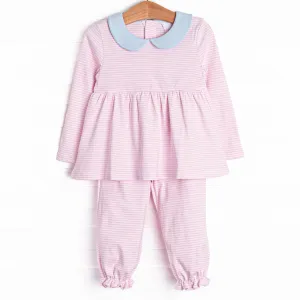Stella Pima Pant Set, Pink